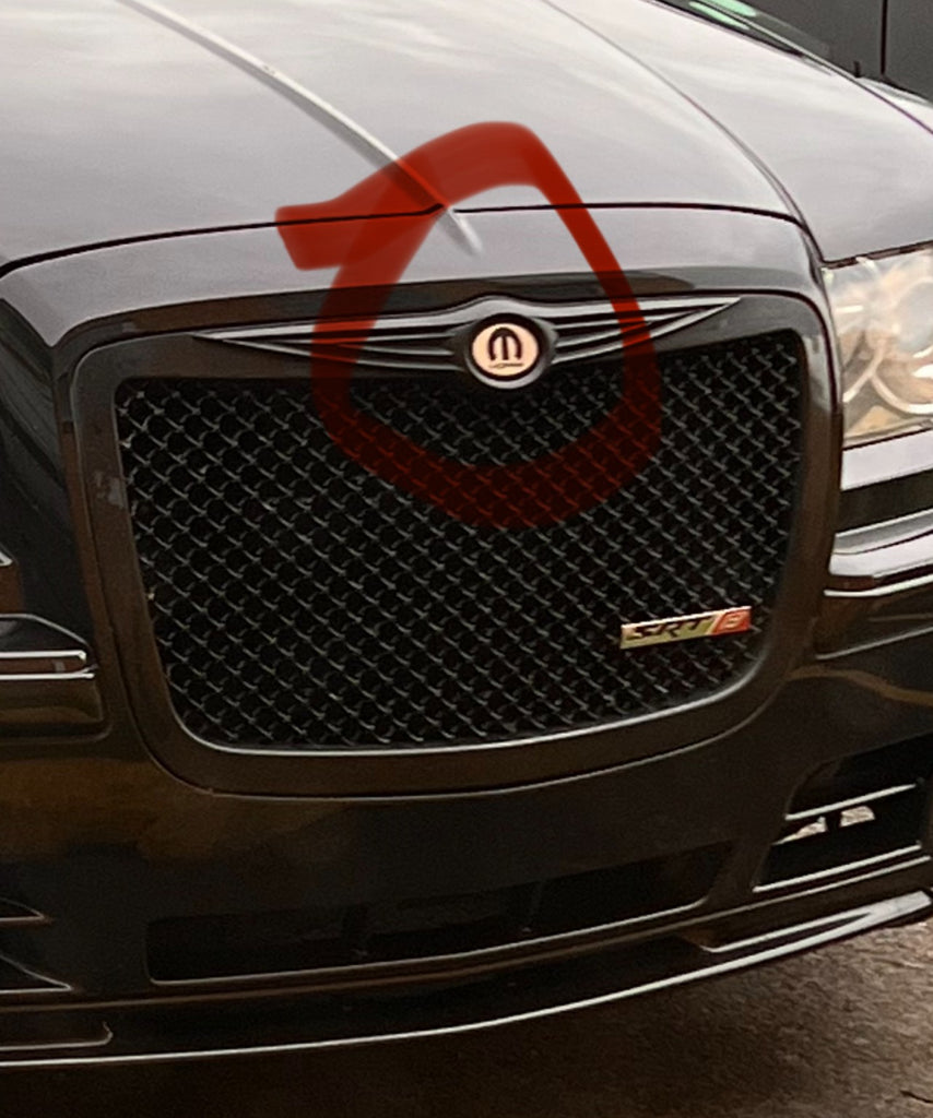 Chrysler 300C Front Badge Silver