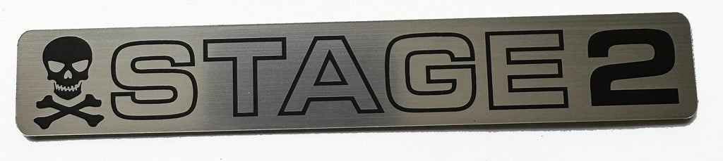 Poison Stage 2 Badge Emblem Stick-On 5.8in