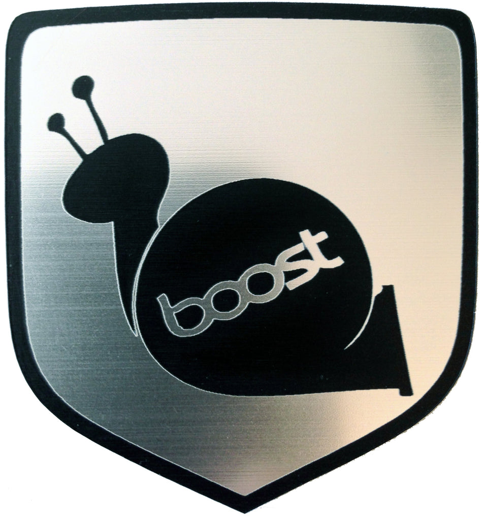 Dodge Turbo Boost Snail REAR Emblem Silver (choose model)