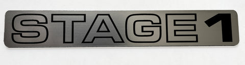 Stage 1 Badge Emblem Stick-On 5.8in