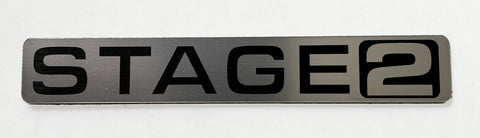 Stage 2 Badge Emblem Stick-On 5.8in