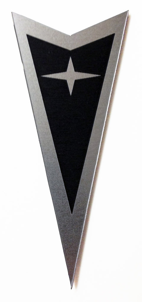 Pontiac rear emblem star black (choose model)
